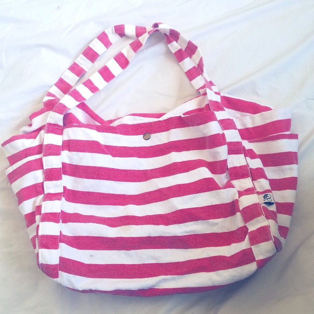 Striped Beach Bag